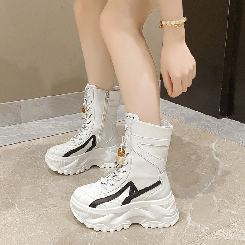 Sepatu Boots Wanita Baru 8CM M - Wedge Espadrille Women ulasan dan harga