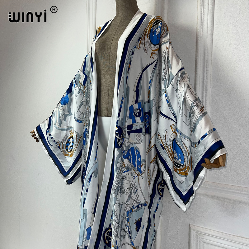 WINYI kimono kaftan musim pana - Cover Up Kaftan ulasan dan harga