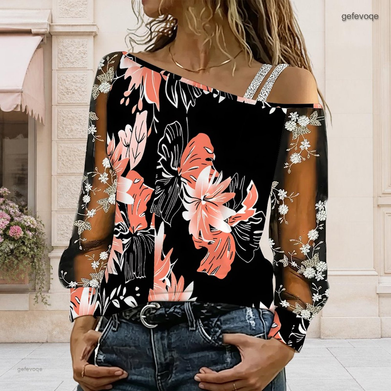Blus Wanita Off Shoulder Asime - Blouse Off Shoulder ulasan dan harga