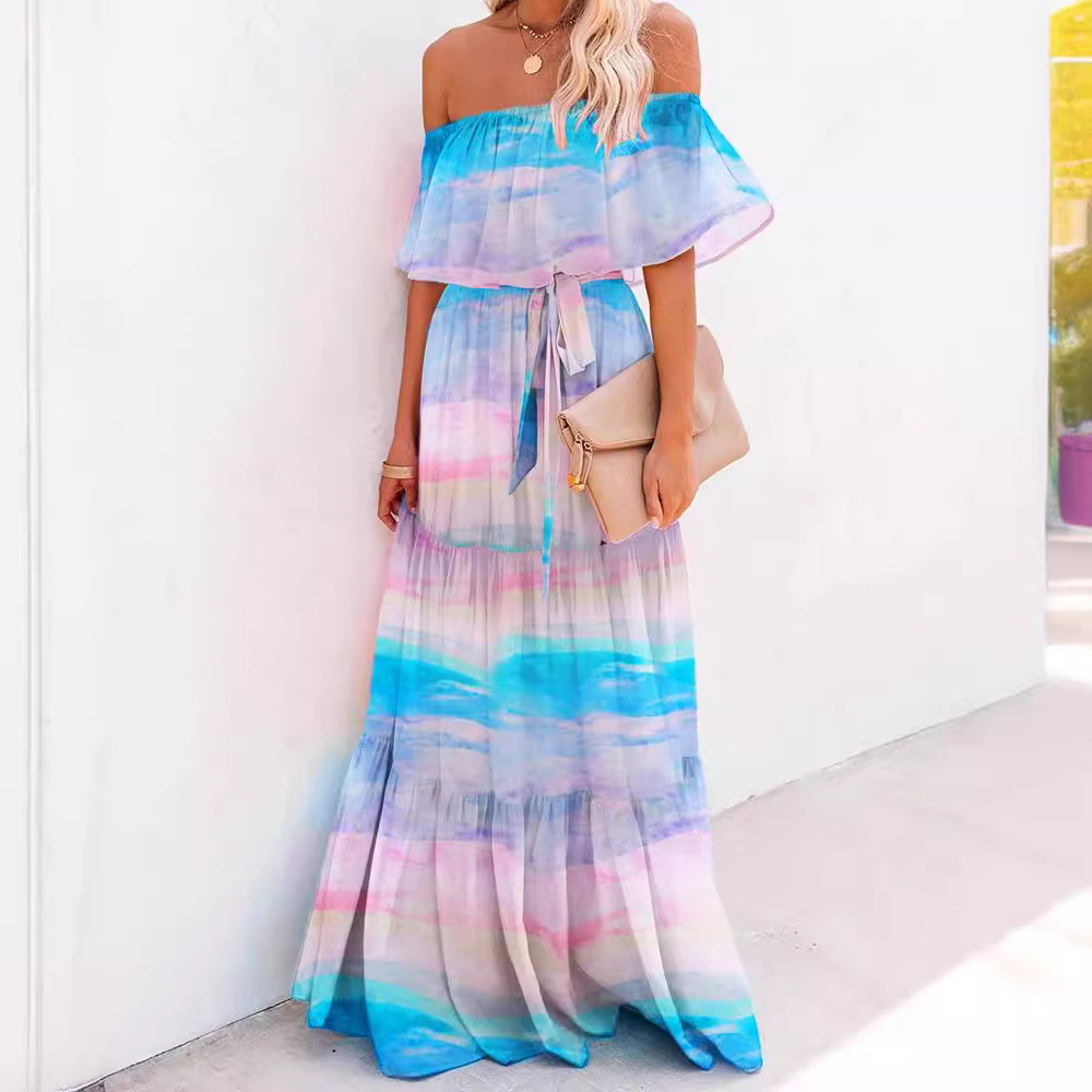 Gaun Maxi Wanita 2026 Model Du - Linen Dress Wrap ulasan dan harga