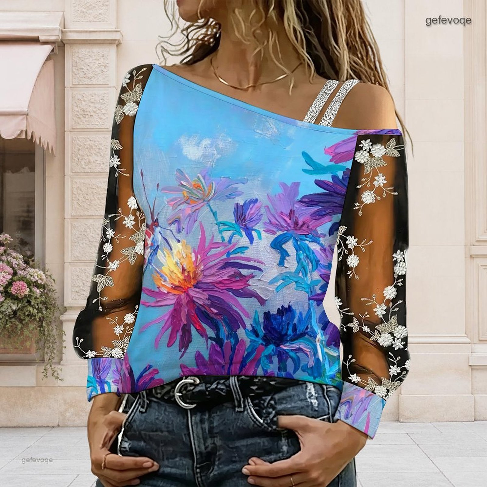 Blus Wanita Off Shoulder Asime - Blouse Off Shoulder ulasan dan harga