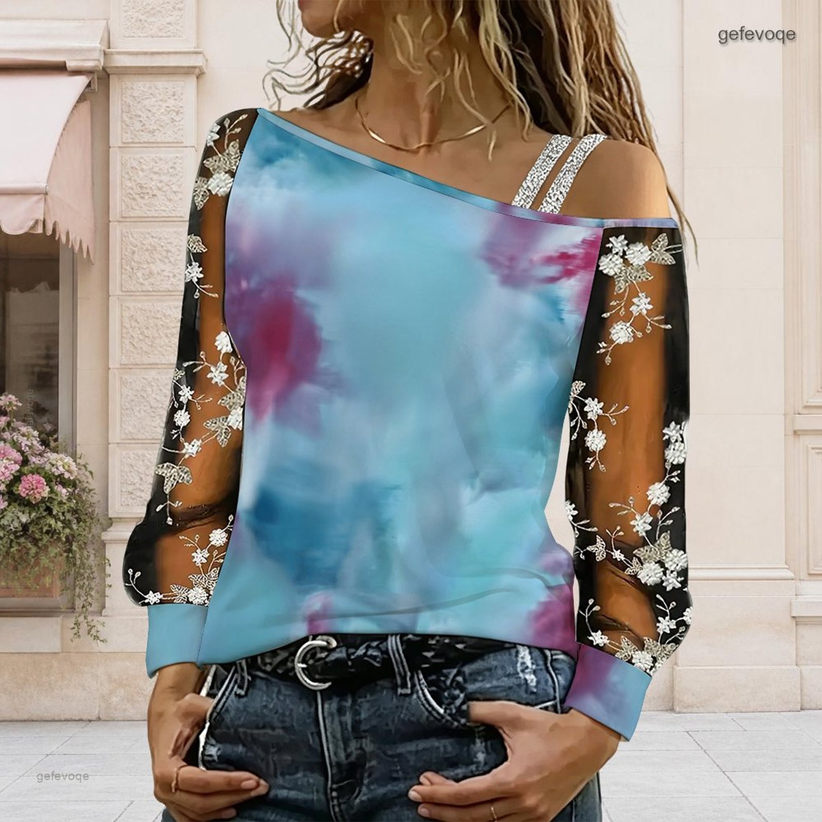 Blus Wanita Off Shoulder Asime - Blouse Off Shoulder ulasan dan harga