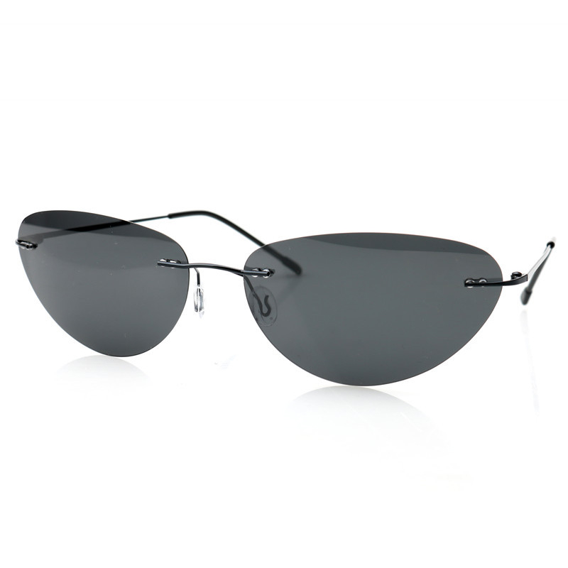 Kacamata Hitam Tanpa Bingkai,  - Sunglasses Cat Eye ulasan dan harga
