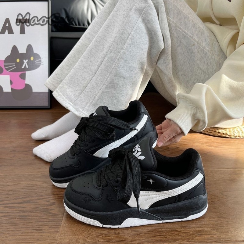 Sepatu Skateboard Kulit Hitam  - Vans Shoes Old Skool ulasan dan harga