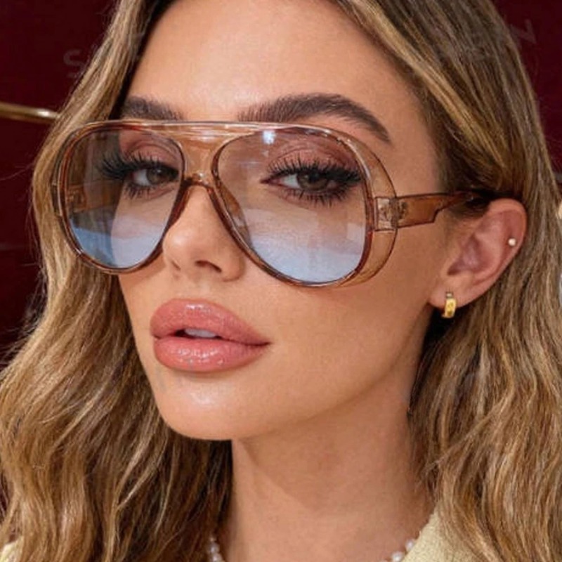 Kacamata Hitam Vintage Oversiz - Sunglasses Cat Eye ulasan dan harga