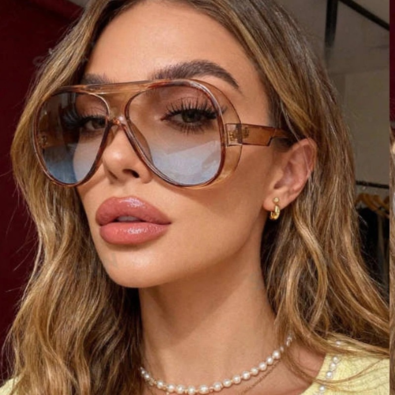 Kacamata Hitam Vintage Oversiz - Sunglasses Cat Eye ulasan dan harga