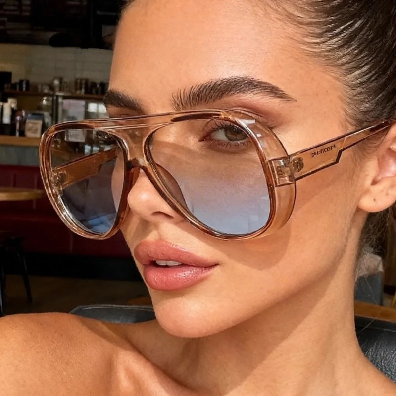 Kacamata Hitam Vintage Oversiz - Sunglasses Cat Eye ulasan dan harga